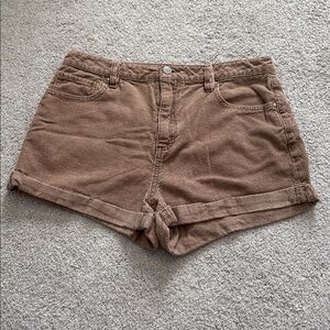 Indigo Rising Corderoy Brown shorts